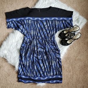 BCBG MaxAzria "Adela" Dress Blue and Black